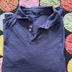 Peter Millar Men's Deep Blue Polo Shirt